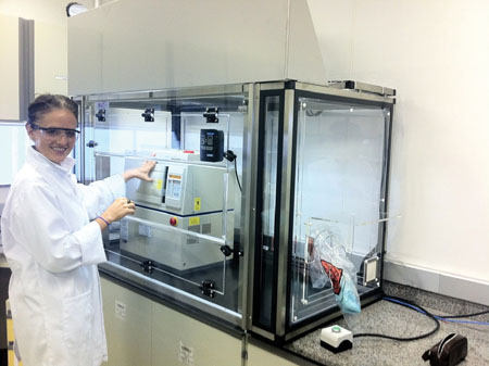 Benchtop X-ray diffractometer 