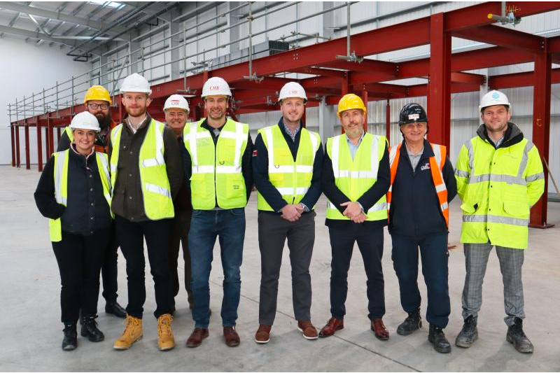 Partners CMB Engineering and AtkinsRéalis visited the site to assess the Phase 1 build in progress