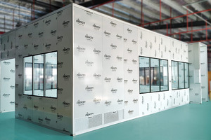A bespoke ISO 8 cleanroom for injection moulding in New Zealand