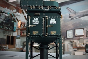 A mini model of dust collection technology