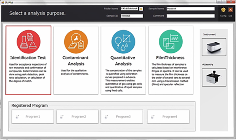 A world of possibilities with Shimadzu’s IR Pilot Analysis Assistant for the FTIR
Spectroscopy