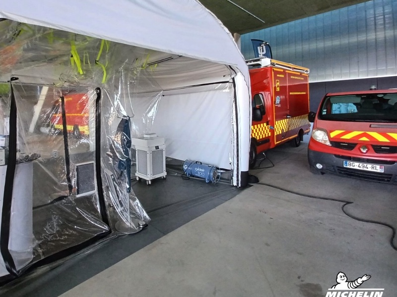 AirCaptif launches “Inflatable Lab” cleanroom