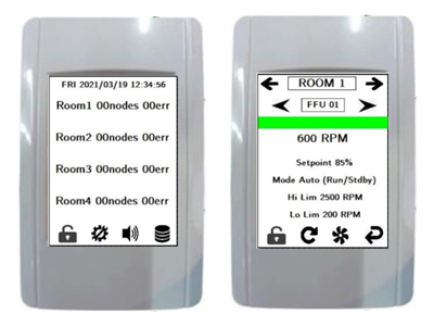 Aircare Automation - EOS1201 FFU Control Console
