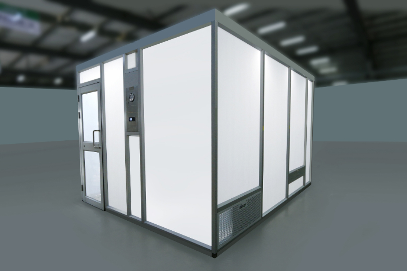 Airkey builds fully equipped modular cleanroom for aerospace industry player in Poland