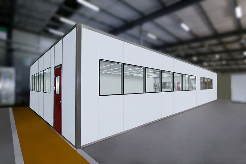 Airkey customises 100mm thick FastIns Modular Cleanroom