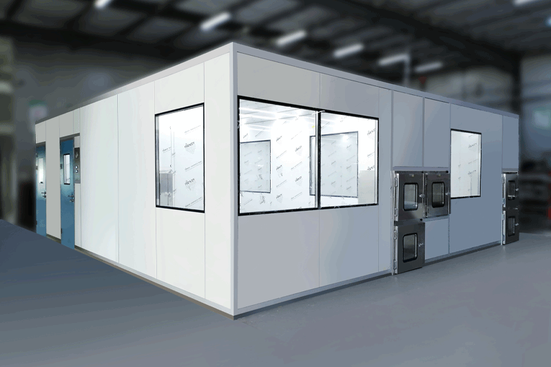 Airkey customises USP 797&800 compliant Fast-Installation Modular Cleanroom