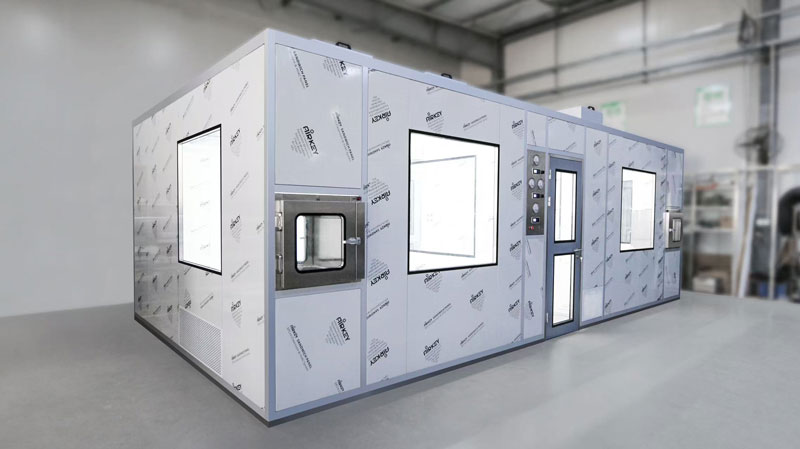Airkey USP 797&800 FastIns Modular Cleanroom project case study