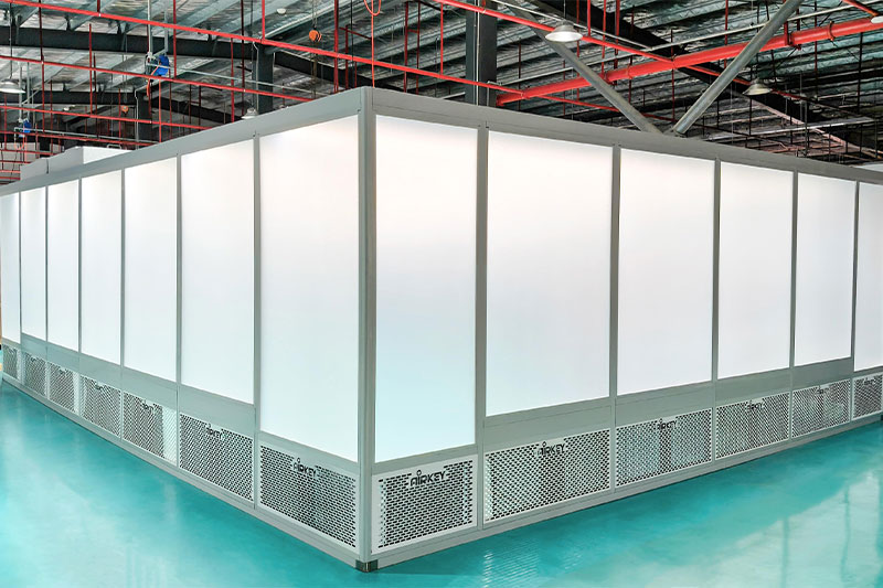 An ISO 5 Free-standing Cleanroom for 3D Printing: Airkey's Latest U.S. Project