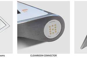 Apple iPad and Microsoft Surface in stainless steel housing for cleanrooms