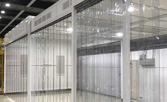 Connect 2 Cleanrooms concertina cleanroom for CERN scientists