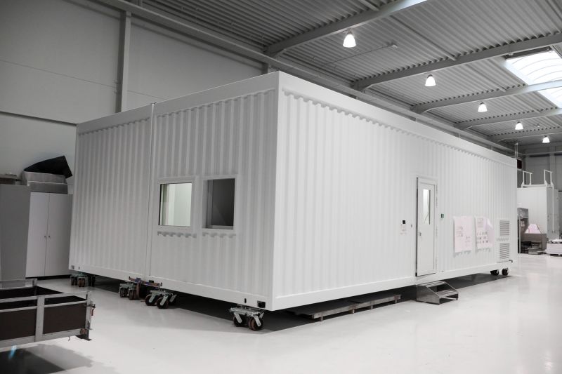 ABN uses SterCube VELOX outdoor unit for Grade D nuclear cleanroom