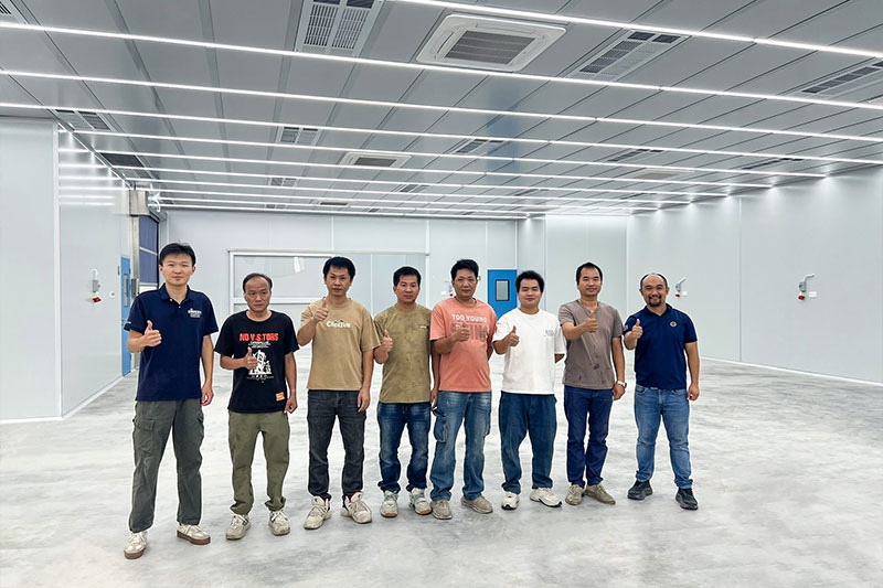 Airkey builds cleanroom for precision wafer processing machinery in 1 month