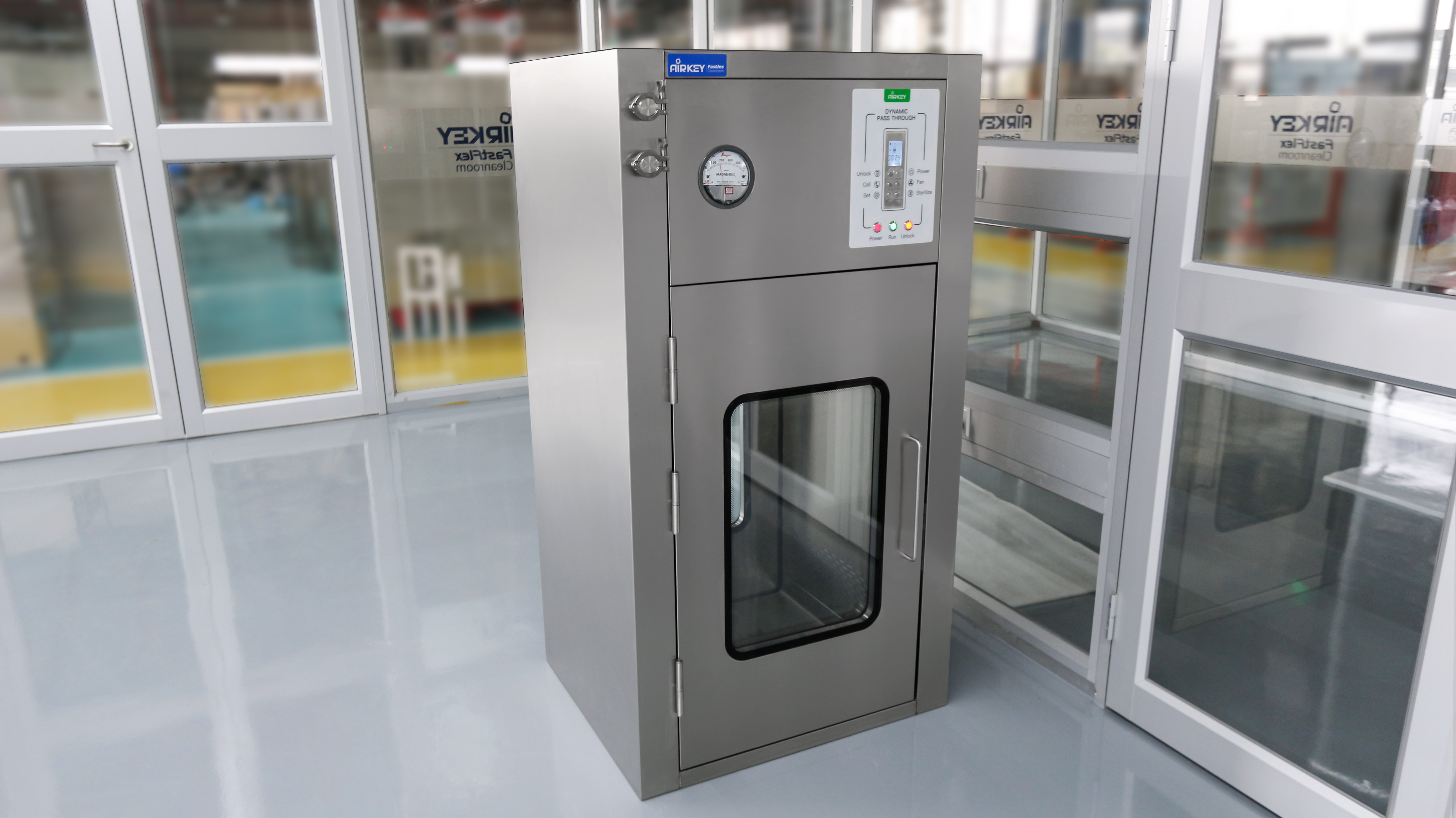 Airkey delivers over 70 specialised pass boxes for global cleanroom projects