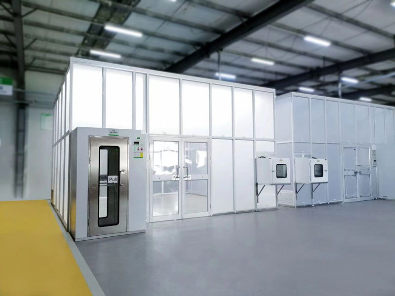 Airkey Modular cleanroom only takes two days to build