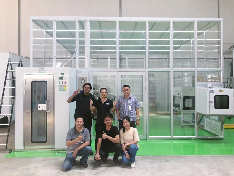 Airkey Modular cleanroom only takes two days to build