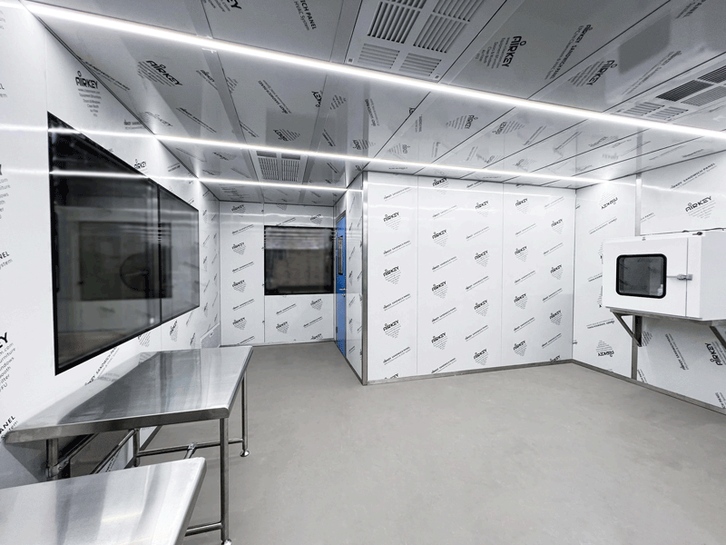 Airkey test runs FastIns Modular Cleanroom for medical devices