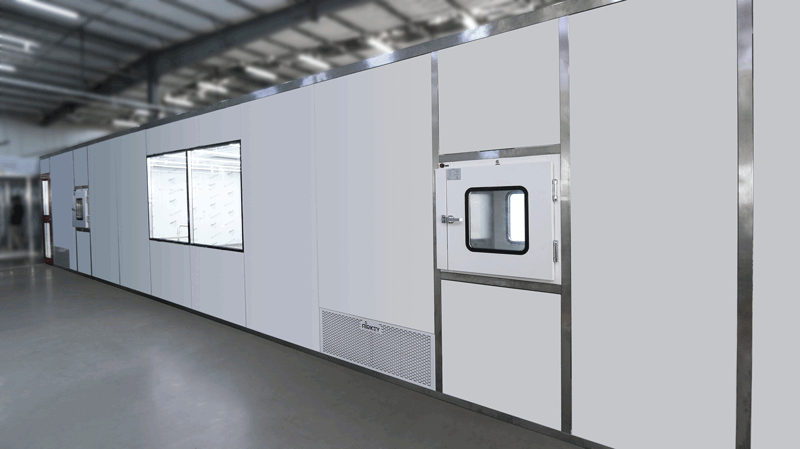 Airkey test runs FastIns Modular Cleanroom for medical devices