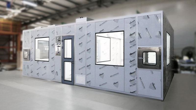 Airkey USP 797&800 FastIns Modular Cleanroom project case study