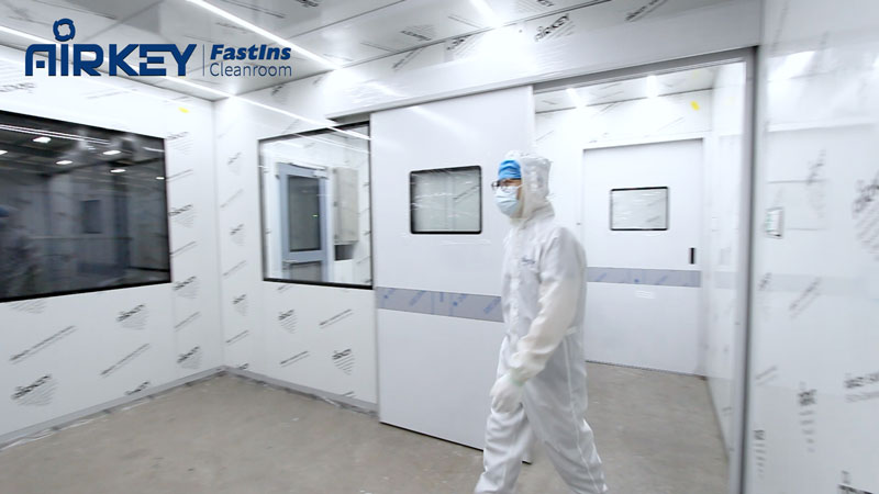 Airkey USP 797&800 FastIns Modular Cleanroom project case study