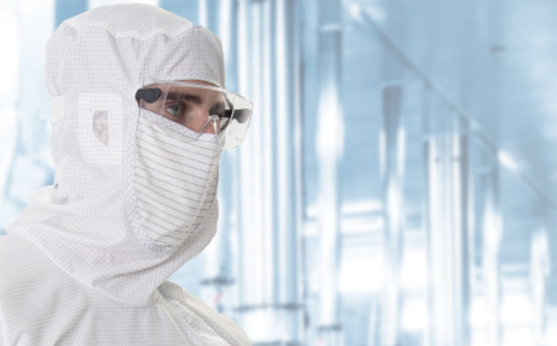 Reusable cleanroom workwear made of AFC’s sustainable fabrics