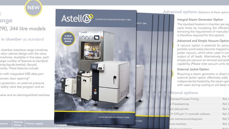 Astell releases new autoclave and EDS product guide