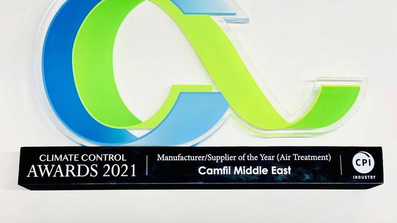 Camfil Middle East wins prestigious trophy 