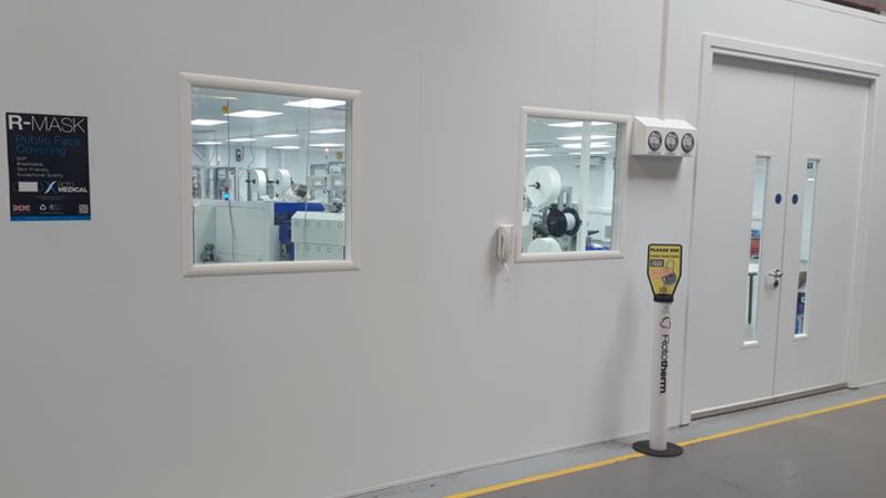 Case study: ISO Class 8 mask production facility