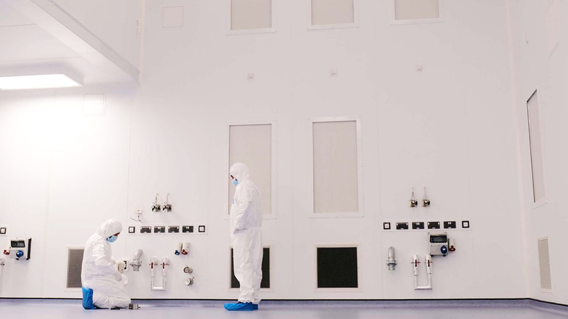 Case study of a cleanroom build: To infinity and beyond