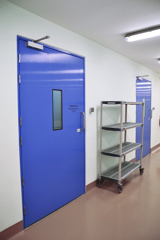 Automated doors help improve staff safety and prevent damage to the door by reducing collisions