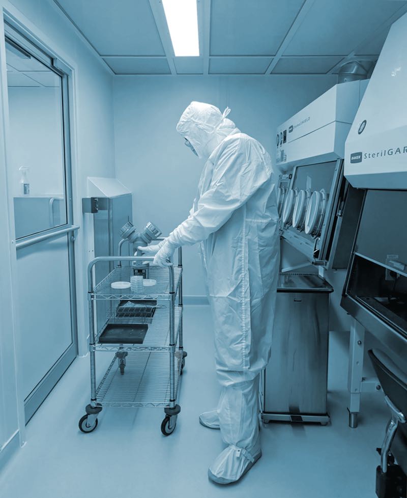 Cleanroom validation: Quality of the product to the front