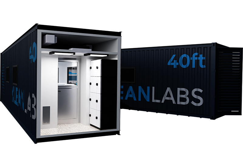 KleanLabs mobile cleanroom container