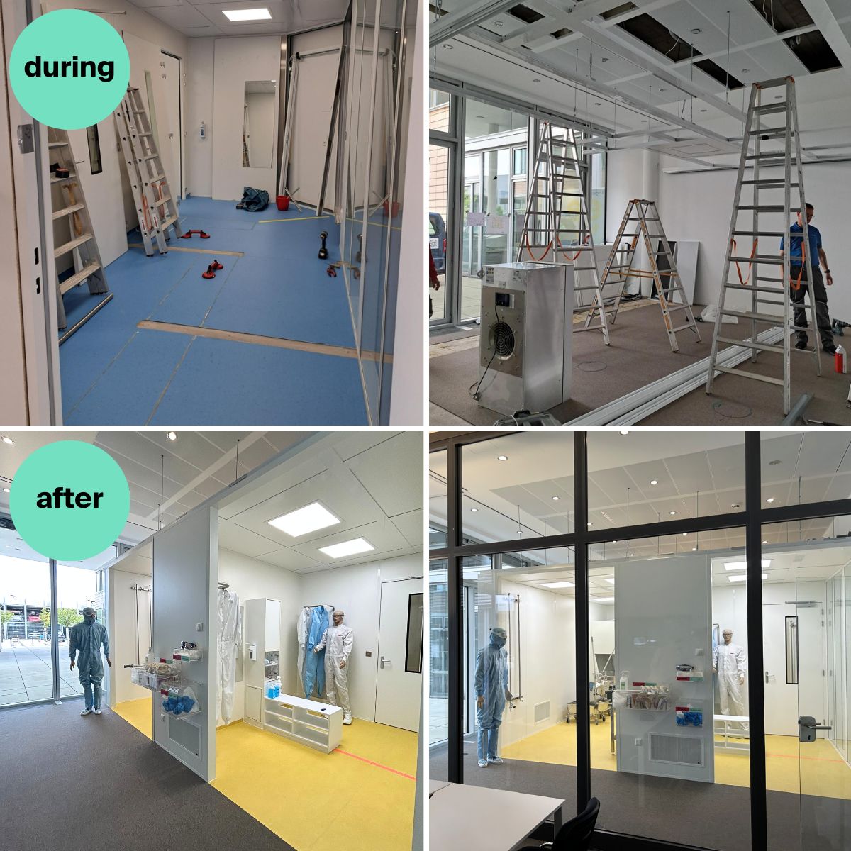 CWS Cleanroom relocates cleanroom in Germany with help from Lindner Group