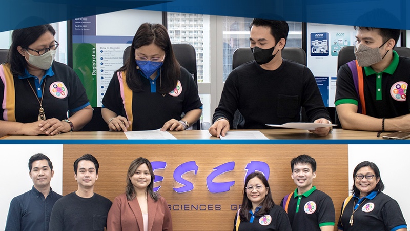 Contract signing at the Esco Philippines office