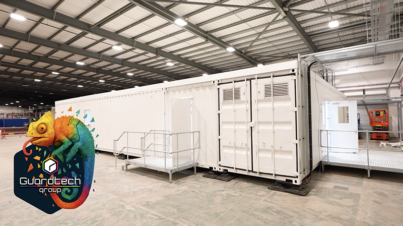 Guardtech Group welcome new ‘cleanroom chameleon’ mascot into the mix to celebrate company’s role as enablers of change