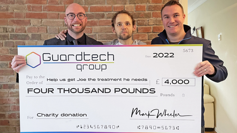 Guardtech leads fundraising drive for MS sufferer  
