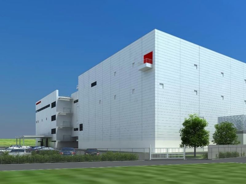 Artist’s rendering of Shingai Factory Building No. 3