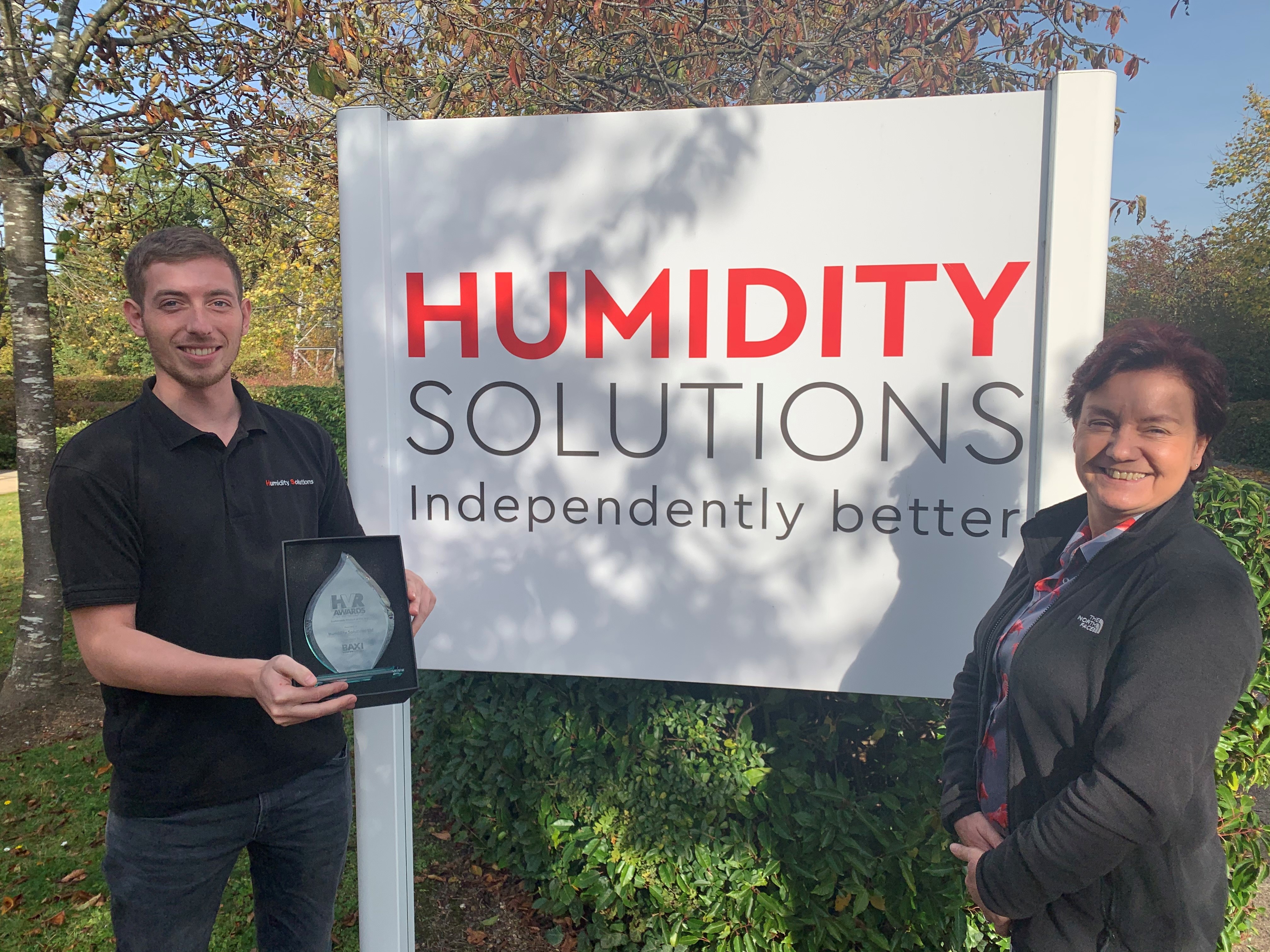 Humidity Solutions wins Sustainable Product of the Year in HVR Awards
