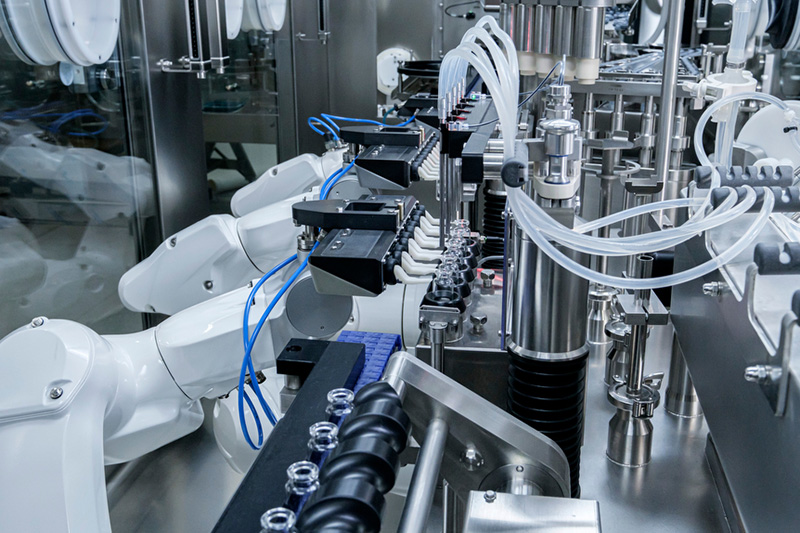 Steriline Robotic vial filling machine with isolator barrier
