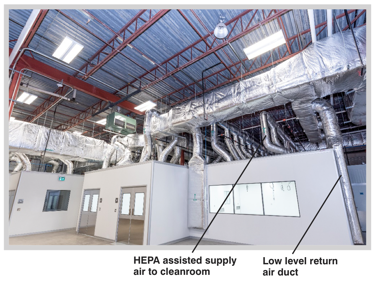 Keep it moving: The role of low-level air return in controlled environments