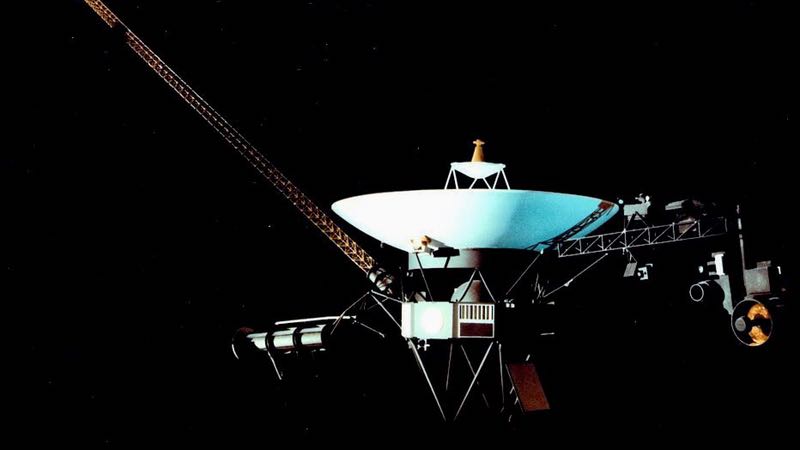 Voyager 1, the space probe launched by NASA on September 5, 1977
