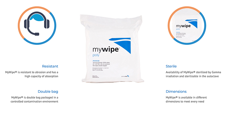 MyWipe: Cleanroom wipes by AM Instruments