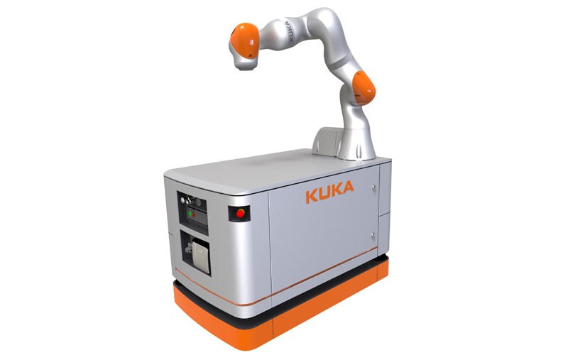 Example of modern autonomous robotic system suitable for manufacturing environments. Photo by Kuka Robotics