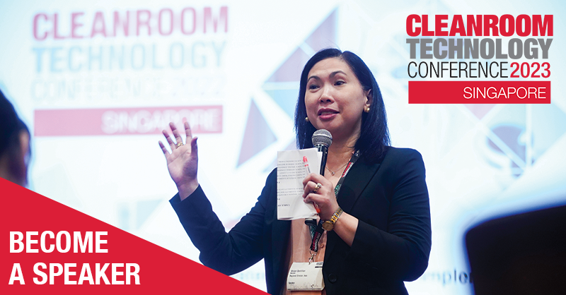 The Cleanroom Technology Conference Singapore 2023 is looking for speakers