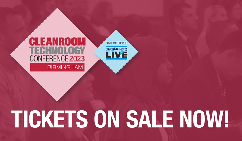 Tickets now on sale for 2023 UK Cleanroom Technology Conference