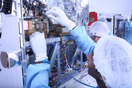 Satellite module integration and testing at SSTL