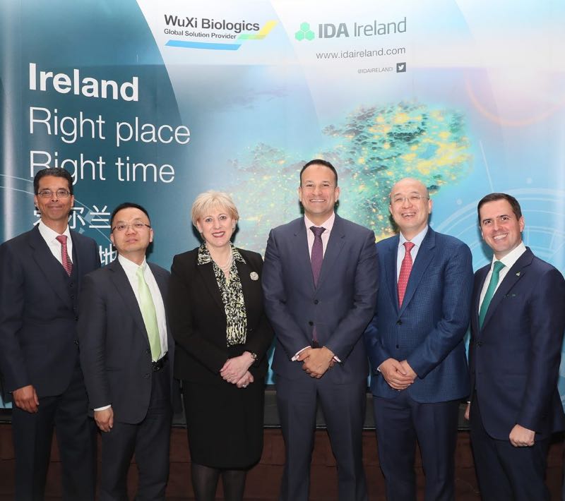 WuXi Biologics to invest €325m to build biomanufacturing facility using single-use bioreactors in Ireland (PRNewsfoto/WuXi Biologics)