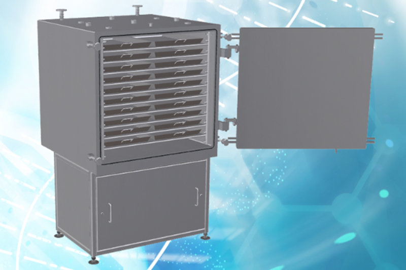 Avoiding product degradation with a low-temperature, vacuum cake dryer