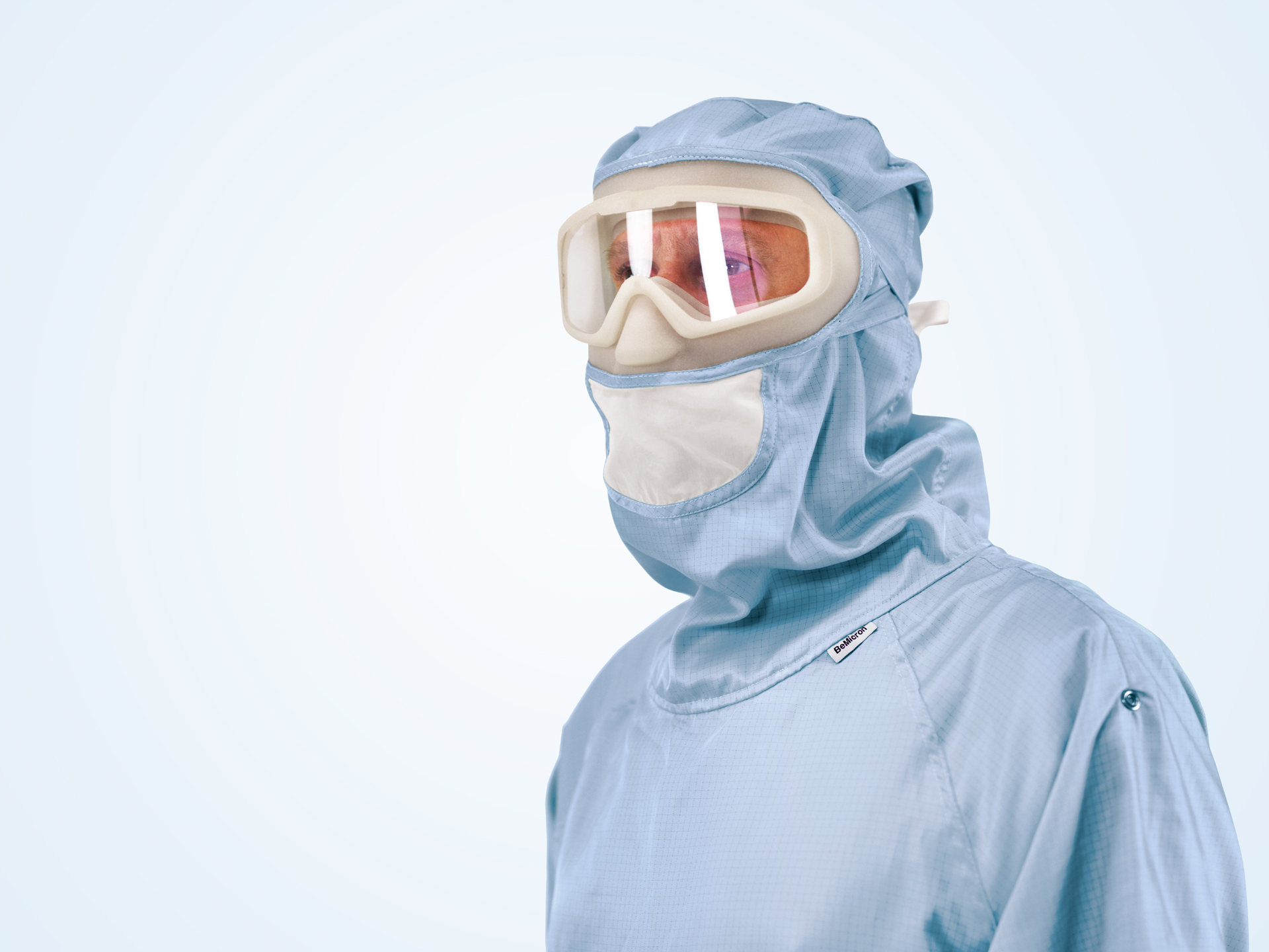 BeMicron’s answer to Annex-1: Coverall with integrated goggle
