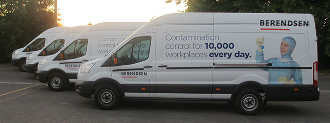Berendsen Cleanroom Services expands its fleet of vehicles