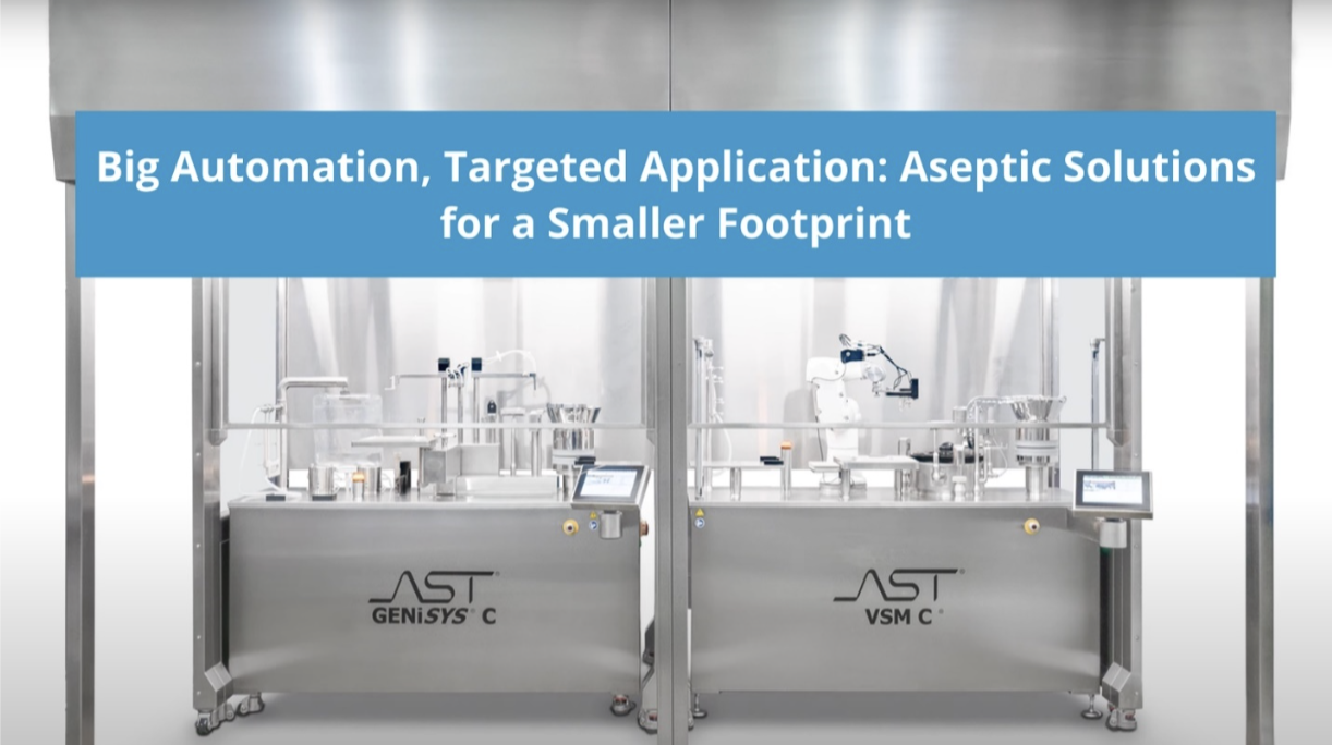 Big automation, targeted application: advanced aseptic solutions for a smaller footprint